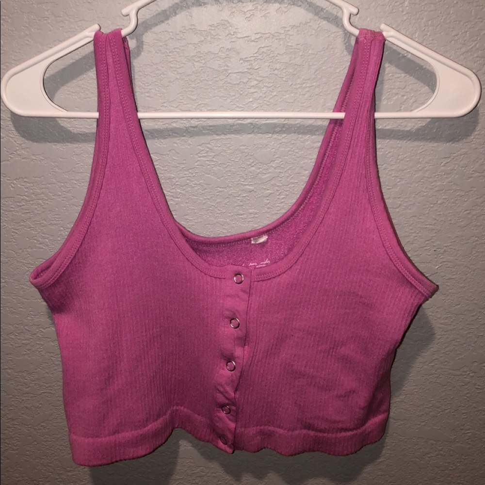 Out From Under Drew Snap-Front Seamless Top